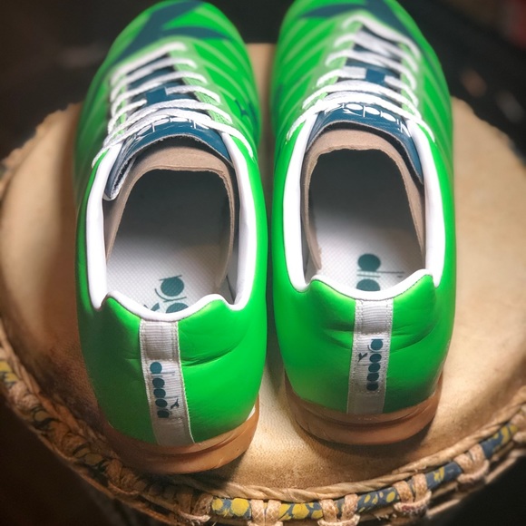 Diadora RB2003 R ID Soccer Green Fluo/Atl Sz 12.5 - Picture 4 of 9
